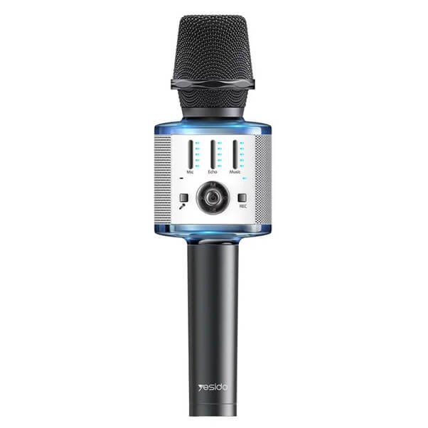 Microphone sans fil karaoké Portable 1200 mAh – YESIDO KR10 – Noir – EAS CI