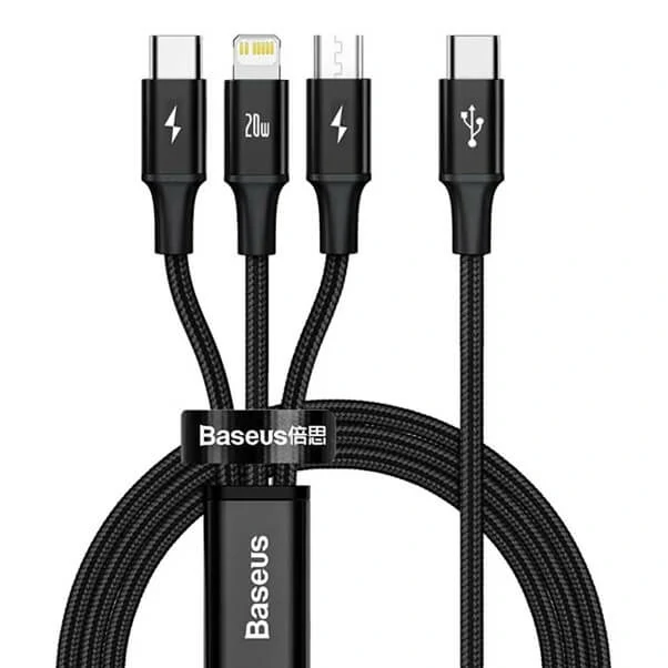 Câble USB-C Lightning 20W PD Charge Rapide Et Transfert De Données