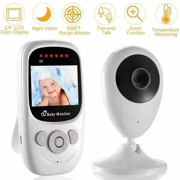 Monitor Caméra sans fil Surveillance bébé Multifonctions zoom