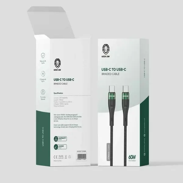 Câble de charge rapide USB Type-C, charge rapide, données