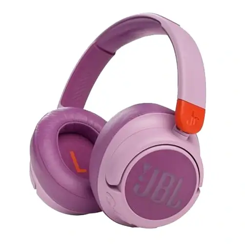 Casque JBL supra-auriculaire Bluetooth à réduction de bruit pour enfants –  Autonomie 30H – JR460NC – Rose – EAS CI