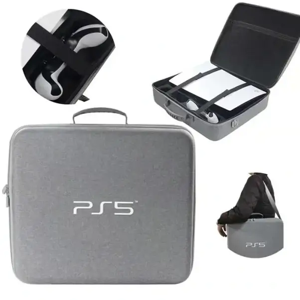Sac pour PS5, Housse Transport pour PS5 Console Disc/Digital